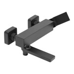 Vanová baterie SAT Vision bez sprchového setu 150 mm černá matná SATBSVI222C SATBSVI222C