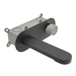Umyvadlová baterie SAT Fusion včetně podomítkového tělesa páka beton SATBSFU101BC SATBSFU101BC