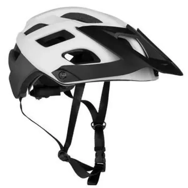 Spokey SINGLETRAIL bílá / Cyklistická přilba / In-Mold / 55-58 cm (5902693282402)