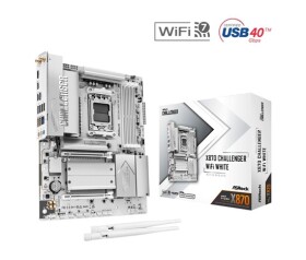 ASRock MB Sc AM5 X870 Challenger WiFi WHITE, AMD X870, 4xDDR5, 1xHDMI, 2xUSB4, WiFi EDF_1883148