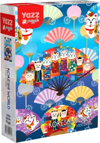 YAZZ Puzzle Svět Kokeshi