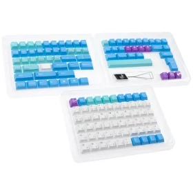 Ducky x MK Frozen Llama Keycap Set / PBT / US Layout / modrá / 108 kláves (DCA133-TWLLACHPT1)
