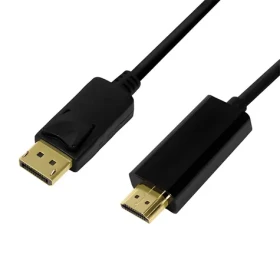 LogiLink DisplayPort - HDMI černá / Kabel / DP 1.2 - HDMI 1.4 / 4K 30Hz / 5 m (CV0129)