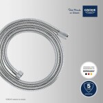 GROHE - Hadice Sprchová hadice VitalioFlex Metal 1,5 m, chrom 22108000