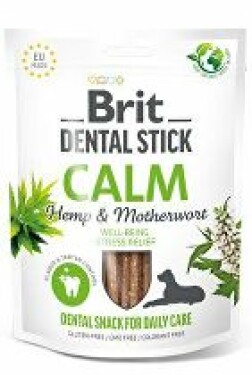 Brit Dog Dental Stick Calm Hemp&Motherwort 7ks