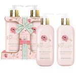 Baylis & Harding Sada s péčí o ruce Rose & Poppy & Vanilla – 2 x 300 ml, růžová barva, plast