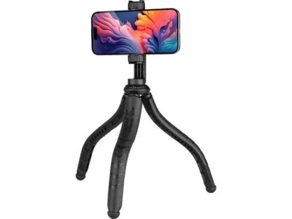 FIXED Flexibilní Stativ Creator s 1/4" držákem na telefon černý (FIXCRT-F-BK)