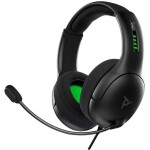 PDP Xbox Headset LvL.50 černá / Herní sluchátka s mikrofonem / 3.5mm jack (048-124-EU-BK)