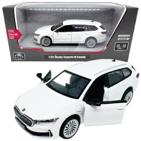 Škoda Superb IV Combi bílé 1:35 - Sparkys