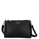 Trendy dámská koženková crossbody kabelka Denissa, černá
