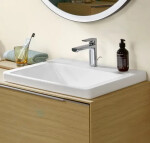 VILLEROY & BOCH - Subway 3.0 Umyvadlo nábytkové 550x440 mm, bez přepadu, otvor pro baterii, CeramicPlus, Stone White 4A70F5RW