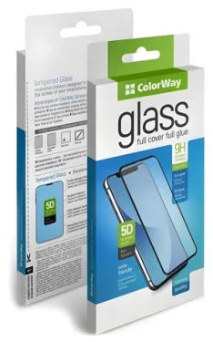 Colorway Glass 9H FC iPhone 16 Pro Max černá / Ochranné sklo / Tvrzené sklo / Full Cover (CW-GSFGAI16PM-BK)