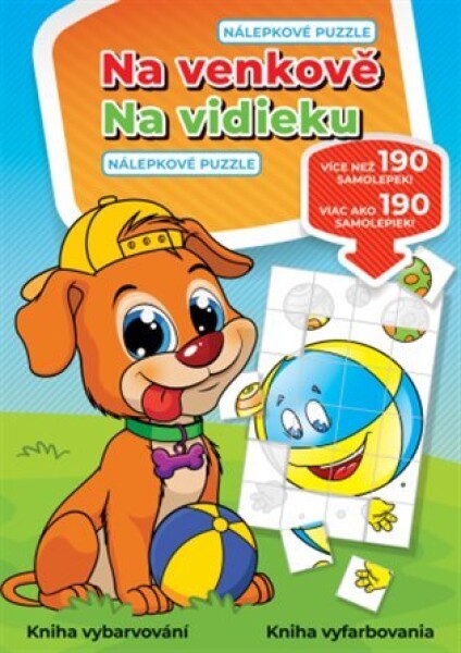 Na venkově Nálepkové puzzle Na vidieku Nálepkové puzzle