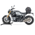 Vintage tailbag na motocykl Memphis, 30L, šedý, textilní