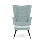 Relaxační křeslo, modrá, sametová látka, AK-303 BLUE2