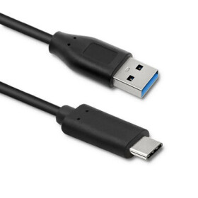 Qoltec 50492 Kabel USB-C 3.1 (M) - USB-A 3.0 (M) 1.5m černá (50492)