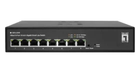 LevelOne GES-2208 / Switch / 8x Gigabit Ethernet / Managed / 10" rack / VLAN (GES-2208)