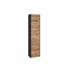 FRONTI Koupelnová skříňka S43 Antracit + dub artisan