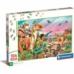 Clementoni PUZZLE Země dinosaurů