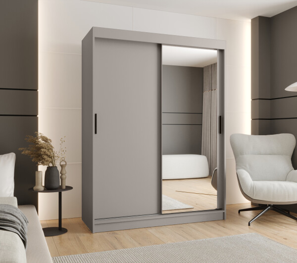 Šatní skříň Abi Rubino T2 Rozměry: 150 cm, Barva korpusu + barva dveří: Kašmír