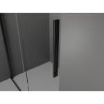 MEXEN/S - Velar sprchový kout, posuvné dveře 110 x 80 cm, dekor, černá 871-110-080-31-70