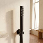 REA - Sprchová hlavice JS-018 BLACK REA-07051