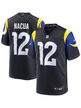 Nike Pánský dres Los Angeles Rams NFL Puka Nacua #12 Rivalries Game Midnight Blue Velikost: 2XL