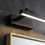 Koupelnové nástěnné LED svítidlo SWE036-1W 80cm BLACK OSW-20136