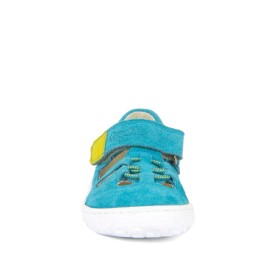 Dívčí barefoot sandály ELASTIC Turquoise Froddo G3150262-15 tyrkysová - 29