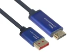 Good Connections DP1.4-HDMI2.0 modrá / Propojovací kabel / DisplayPort-HDMI / 4K 60Hz / 2 m (4860-SF020B)