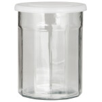 Ib Laursen Skleněná dóza s víčkem Transparent 1,5 l, čirá barva, sklo, plast