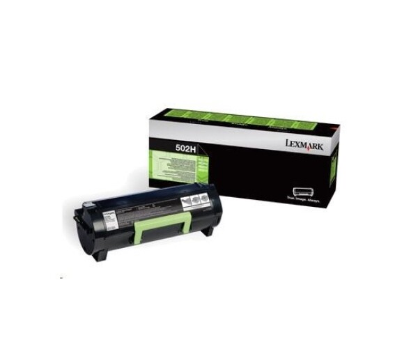 LEXMARK černý toner 502H pro MS310/MS410/MS510/MS610 z programu Lexmark Return, (5 000 stran) EDF_421426