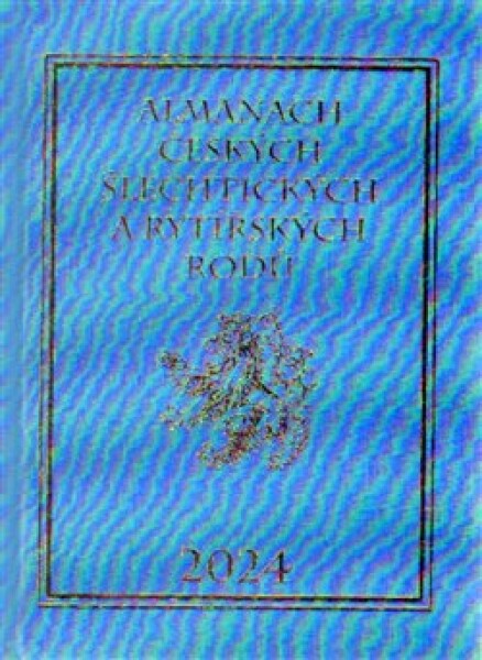 Almanach českých šlechtických rytířských rodů 2024 Karel Vavřínek