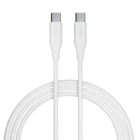Allity AUC-02 Datový kabel USB-C/USB-C 2m 100W bílá (DATUSBC100WALL2WH)