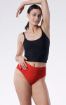 Dámské kalhotky Simple String Maxi červené - Julimex XXL