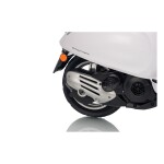 Mamido Dětský elektrický skútr Vespa ROMA bílý