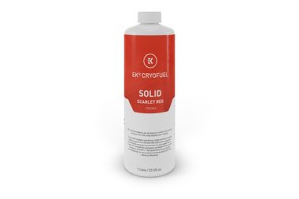 EKWB EK-CryoFuel Solid Scarlet Red (Premix 1000 ml) / Chladící kapalina (3831109880333)