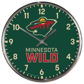 Hodiny Minnesota Wild NHL Chrome Team Design