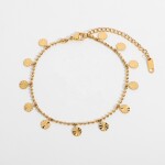 ELENYS Sunny – pozlacený náramek 18K žluté zlato Délka náramku: 20+6 cm / max. 26 cm