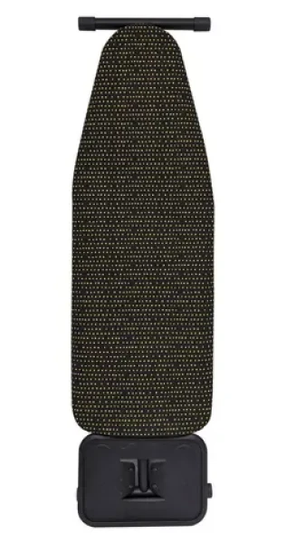 MSV žehlicí prkno černé / Žehlicí prkno / 46 x 132 cm / ocel / výška 60-90 cm