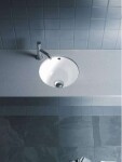 DURAVIT - Architec Umyvadlo vestavné, průměr 28 cm, s přepadem, bílá 0319270000