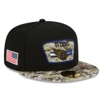 New Era Pánská kšiltovka Tennessee Titans NFL 2021 On-Field Salute to Service 59FIFTY Fitted Velikost: 7 1/2