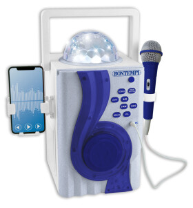Karaoke boom box s disco světelnými efekty - Bontempi