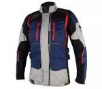 Dámská bunda na moto Xrc Winkle 2.0 Wtp adventure black/grey/blue/red - M / modrá