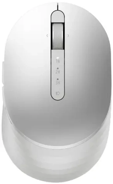 DELL MS7421W stříbrná / Bezdrátová optická myš / 4000 DPI / 7 tlačítek / 2.4GHz / Bluetooth 5.0 / dobíjecí baterie (570-ABLO)