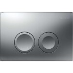 GEBERIT - Duofix Set předstěnové instalace, klozetu Alpha a sedátka, tlačítko Delta21, matný chrom SANI11CD2142