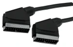 MediaRange černá / SCART kabel / Samec-samec / 1,4 m (MRCS152)