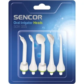 SENCOR SOX 005 Náhradní hlavice pro ústní sprchu bílá (5ks) / pro SENCOR SOI 1x (8590669254934)