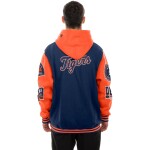 New Era Pánská bunda Detroit Tigers MLB Full Snap Patch Velikost: 2XL