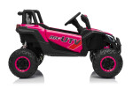 Mamido Elektrické autíčko Buggy Madman růžové | UTV-MX 4x4 | EVA kola | 12V 10Ah | EKO kůže